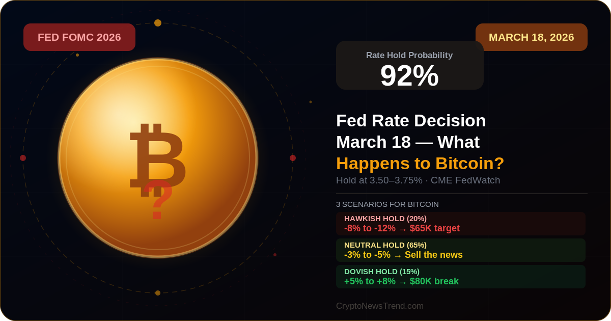 Fed Rate Decision March 18: What It Means for Bitcoin